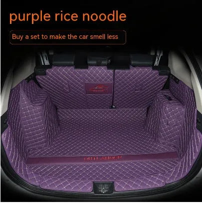 Mitsubishi Outlander custom boot liner with 3D edges and non-slip TPE XPE surface