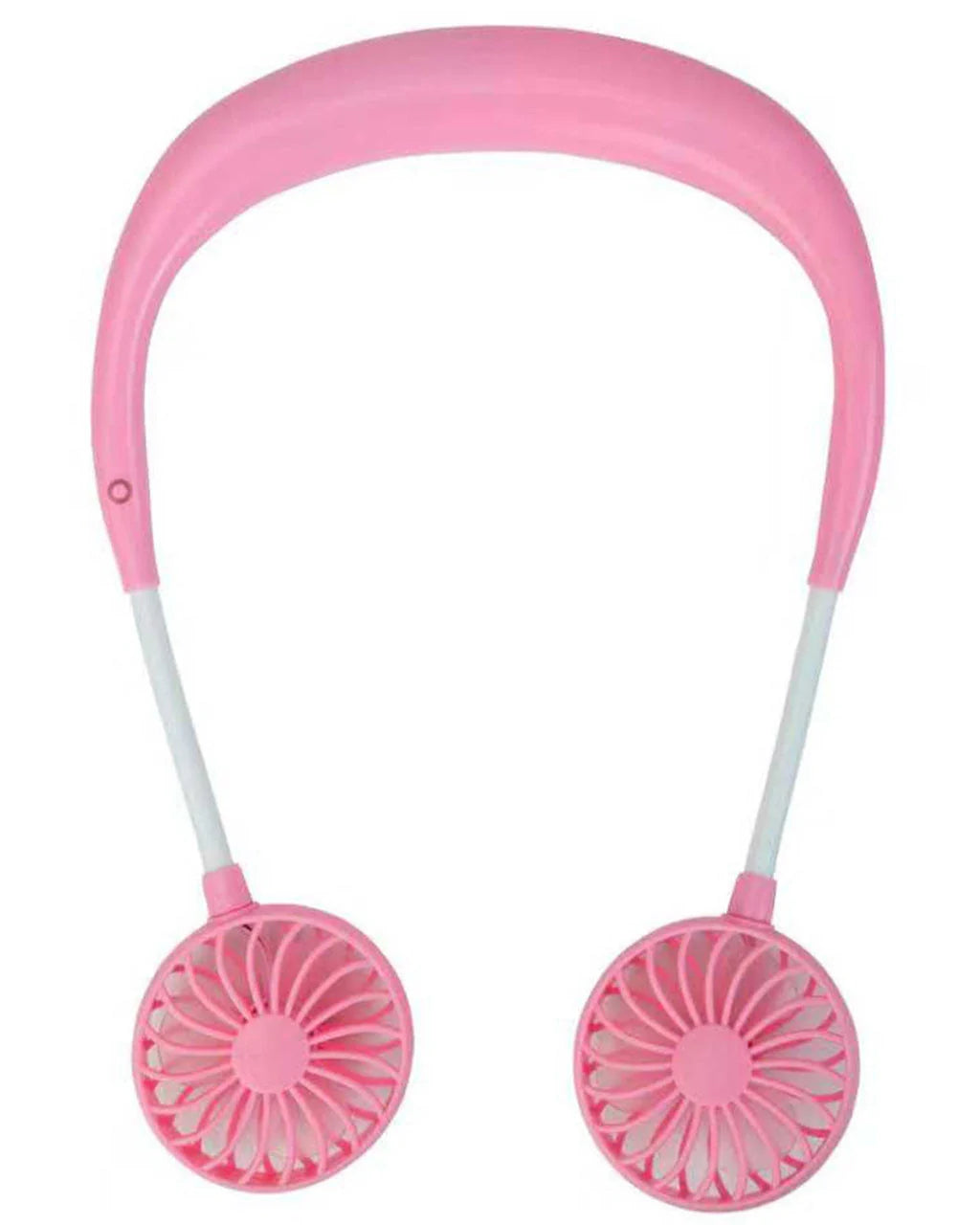 Portable USB charging fan with hanging neck design in various colors