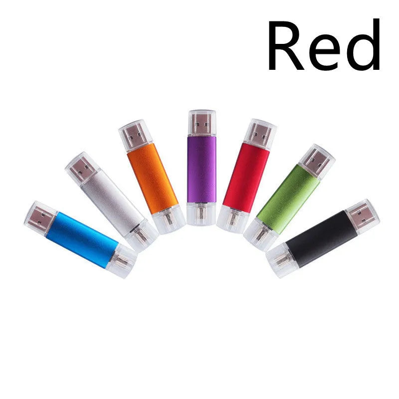 Caike aluminum alloy USB 2.0 flash drive in 32GB or 64GB with seven colour options