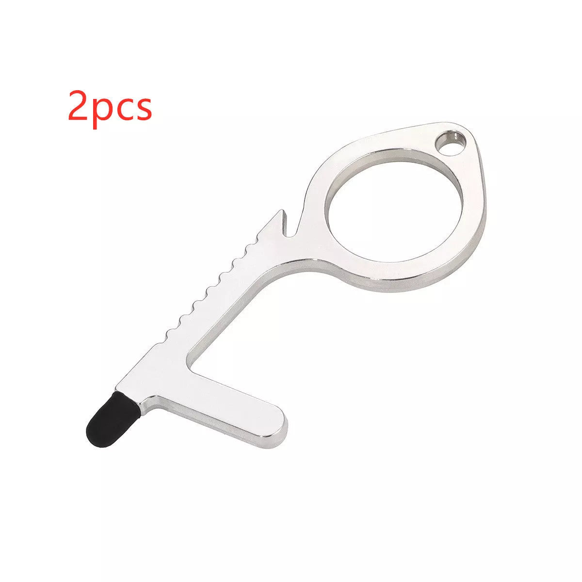 Alloy protective door opener keychain in various colors