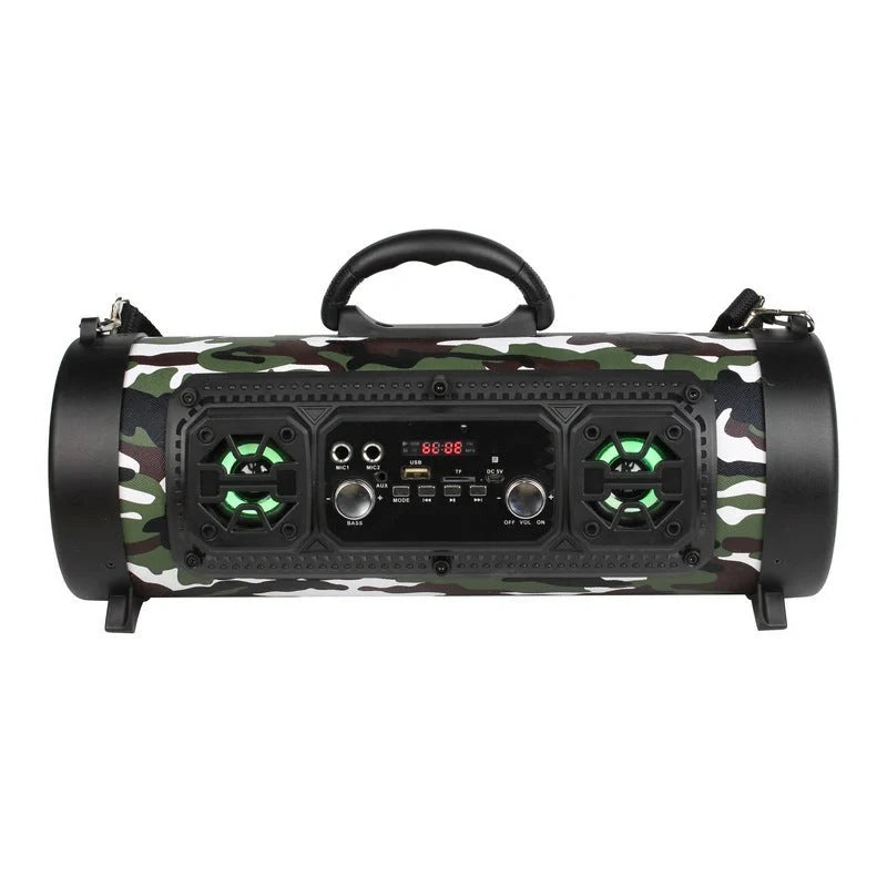 Portable Waterproof Bluetooth Speaker with national flag design
