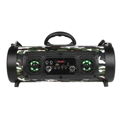 Portable Waterproof Bluetooth Speaker with national flag design