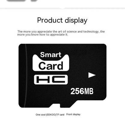 256MB TF memory card with 11mm width, 15mm length, 1mm thickness for digital storage