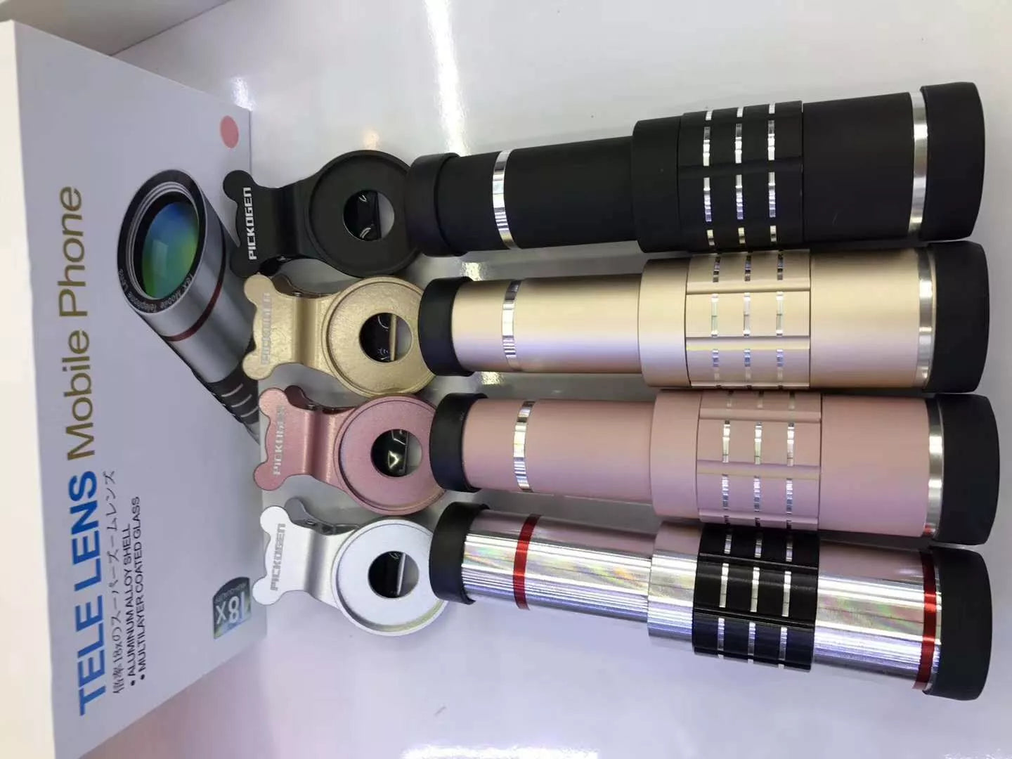 18x Magnification Lens with Auto Focus Ring for clear, detailed viewing