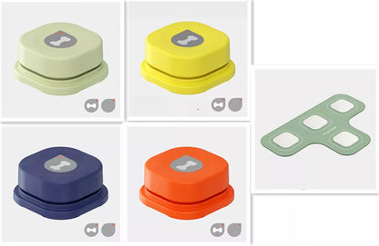 4 Colors Pet Communication Button for dogs and cats, durable ABS plastic, easy to use