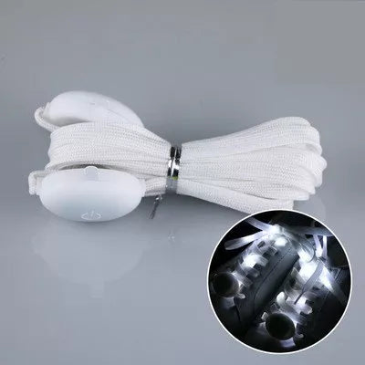 Nylon street dance luminous shoelaces in five vibrant colors