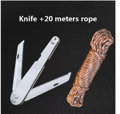 Foldable stainless steel water grass cutter with 18X4X1mm blade for fishing and weeding