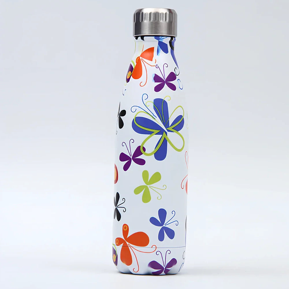 500ml stainless steel sports bottle in various colours with vacuum insulation and secure lid for gym use