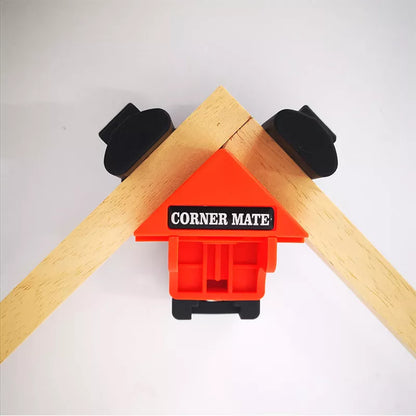 Woodworking right angle clip holder for 60, 90, and 120-degree clamping with ABS handle and stainless steel body