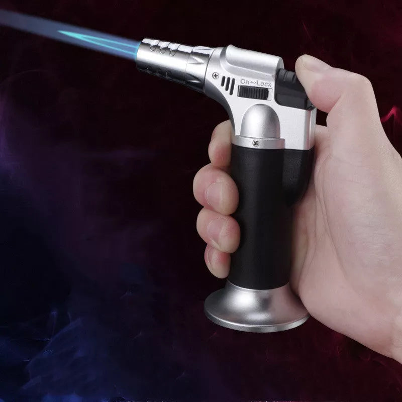 Portable Straight Cigar Flame Gun Igniter with high-temperature flame