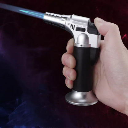 Portable Straight Cigar Flame Gun Igniter with high-temperature flame