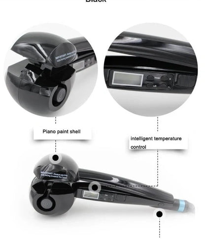 Ceramic pear flower perm styler with adjustable settings for perfect curls