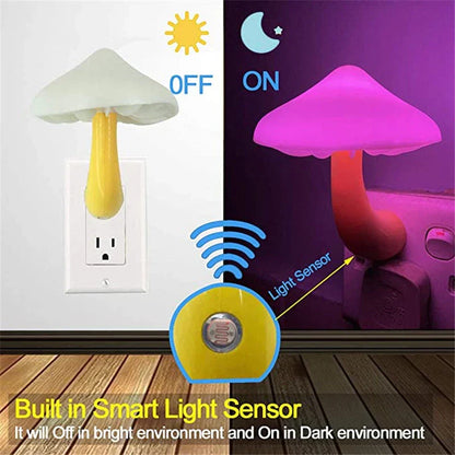 Cozy Bedroom LED Night Light with Motion Sensor - Warm, Energy-Efficient Lighting for Relaxation