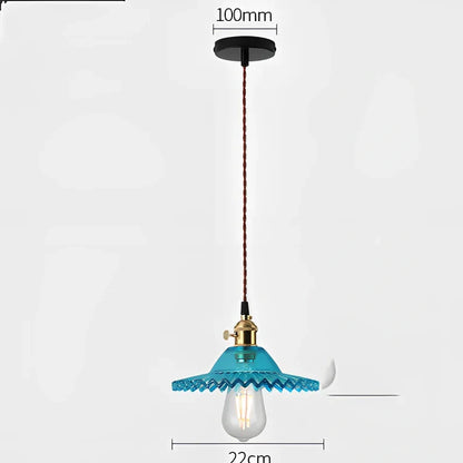 Nordic glass chandelier with copper body and adjustable 1.2m height in multiple colour options