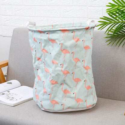 European-style cotton linen laundry basket in elegant designs for stylish home organization