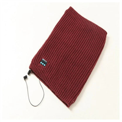Knit Pullover Wireless Bluetooth Scarf in multiple colors with intuitive controls