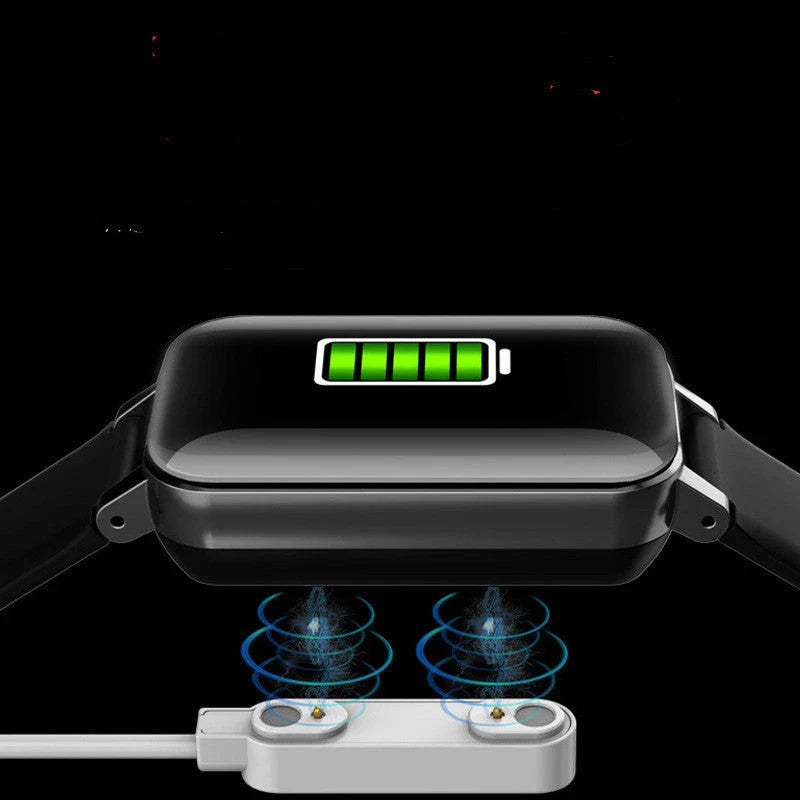 Versatile Bluetooth Bracelet with Wireless Earbuds - Sleek and Functional Wearable Tech Companion