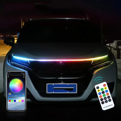 Flexible PVC LED strip light for General Motors engine cover installation in 1.2m, 1.5m, or 1.8m lengths