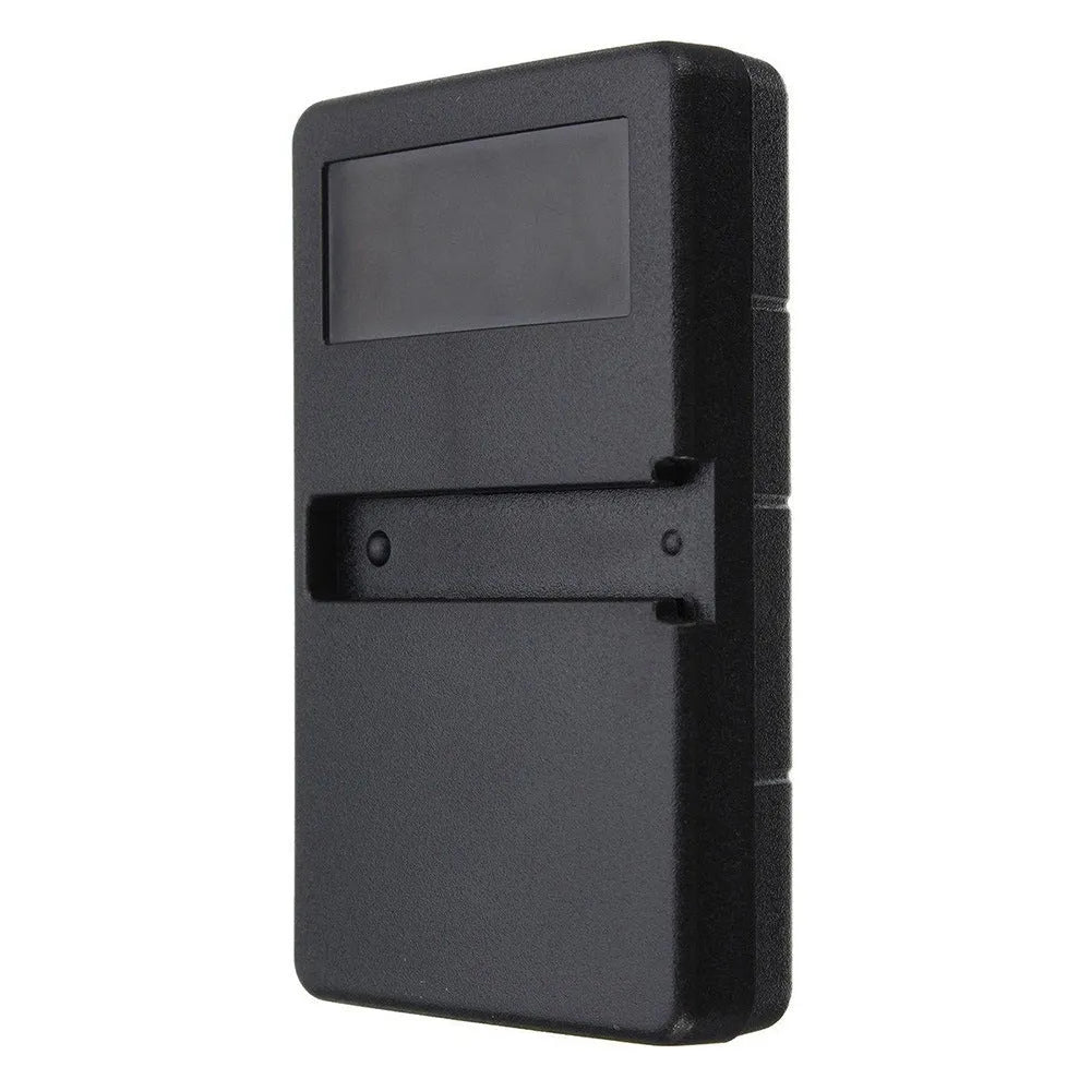 Black three-button garage door remote control for LiftMaster models