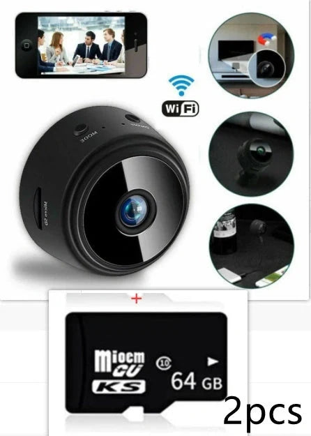 A9 Magnetic Suction Security Camera with 1080P HD and infrared night vision