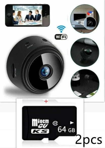 A9 Magnetic Suction Security Camera with 1080P HD and infrared night vision