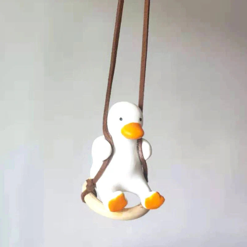 Car Swing Duck Ornament in various designs for rearview mirror decoration