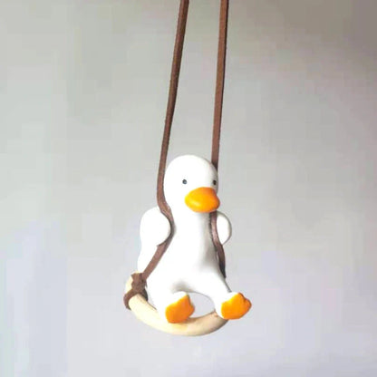 Car Swing Duck Ornament in various designs for rearview mirror decoration