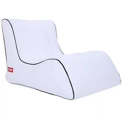 Portable inflatable air sofa in various colors, perfect for outdoor use.