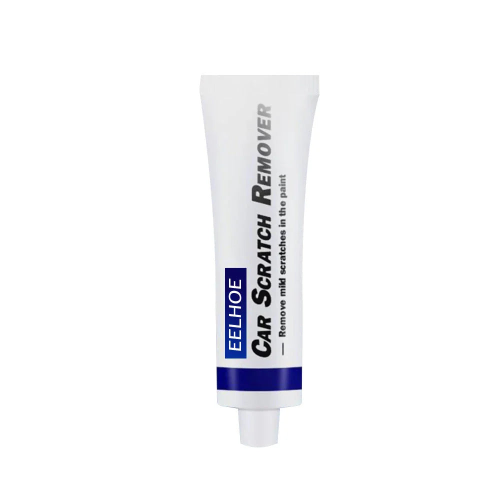 A car polish cream product that effectively removes light scratches and restores the vehicle's original shine