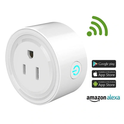 Wi-Fi smart plug with 4 power sockets and USB ports for remote control of devices