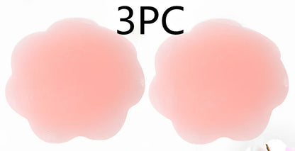 Silicone nipple cover pasties with eight flower shape and lace detailing measuring 8-10cm in diameter