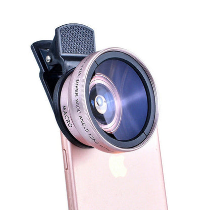 A premium smartphone lens kit with a 0.45X wide-angle lens and a 12.5X macro lens, offering exceptional versatility and image quality.