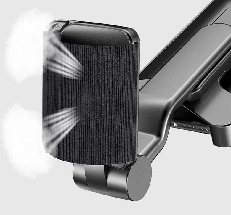 Black rotatable armband phone holder for outdoor sports, fits most smartphones