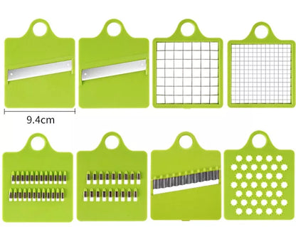 Multi-function Kitchen Vegetable Cutter with 8 blades for efficient food preparation