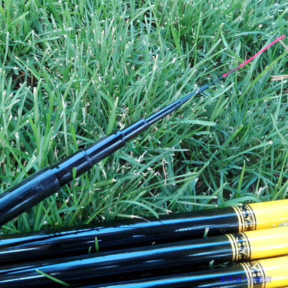 Dragon pattern carp fishing rod with FRP construction for stream fishing applications
