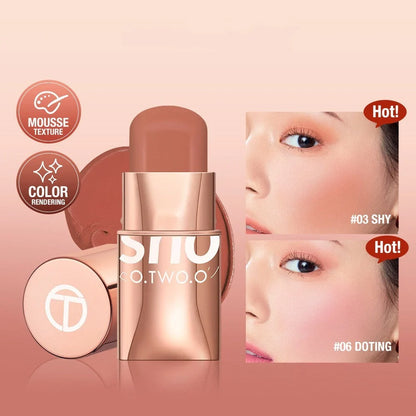 Vital Smooth Blush Cream in six shades for toning and brightening effects