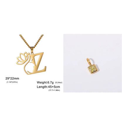 Stainless steel fashion necklace with geometric cross chain design and electroplated finish in gold or silver colour