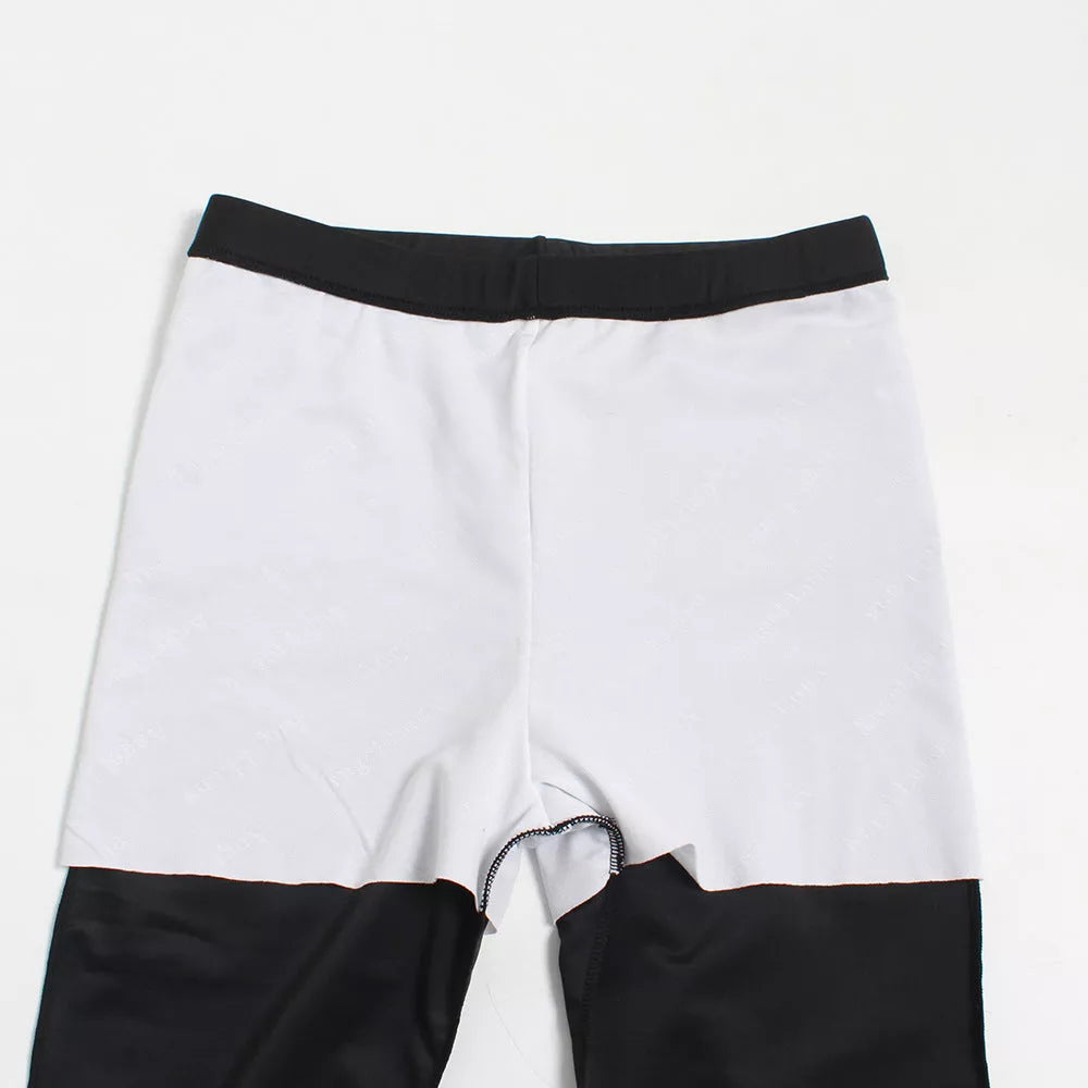 Conservative three-piece Muslim swimsuit for women in black, sizes S to 3XL