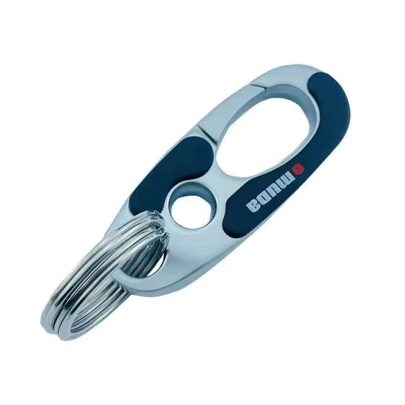 Stylish and durable car key chain made of zinc alloy, available in various classic colors