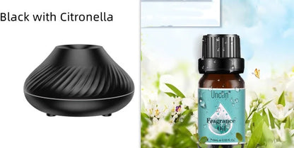 Volcanic Flame Aroma Diffuser with LED light and flame effect