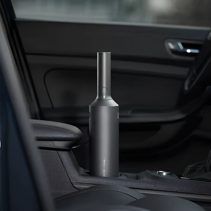 Wireless handheld vacuum cleaner with negative ion nozzle in black and white colour options