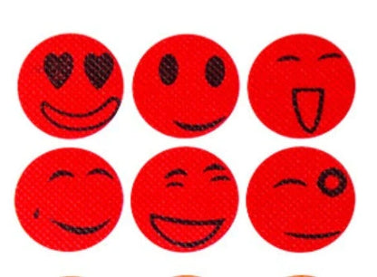 Summer Smile Mosquito Sticker 6-Pack in random colors, non-toxic mosquito repellent