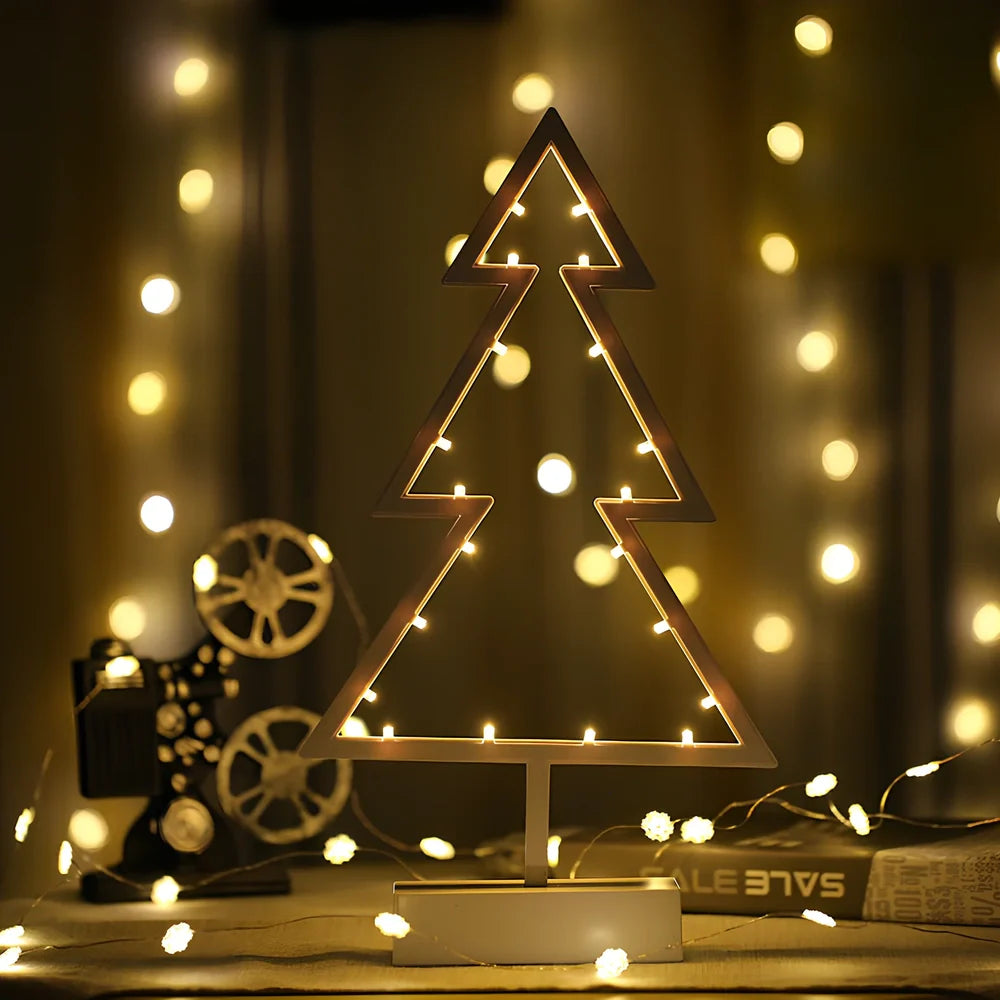 Battery-powered star night light with LED source and plastic shade for bedroom use, European style toggle switch