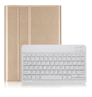 10.2 inch iPad smart case with removable Bluetooth keyboard in various colors