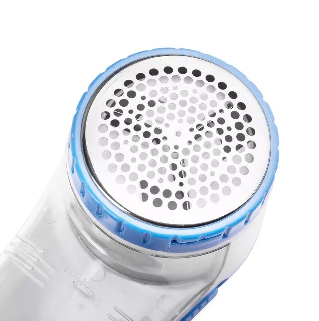 High-power fabric shaver with USB charging and stainless steel blades