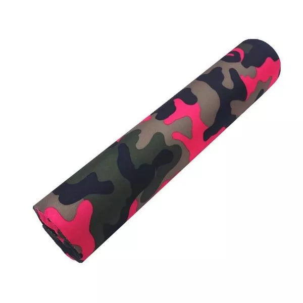 Barbell sheath for shoulder protection in camouflage colors