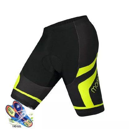 Men's anti-slip cycling shorts with gel pad for enhanced comfort and performance