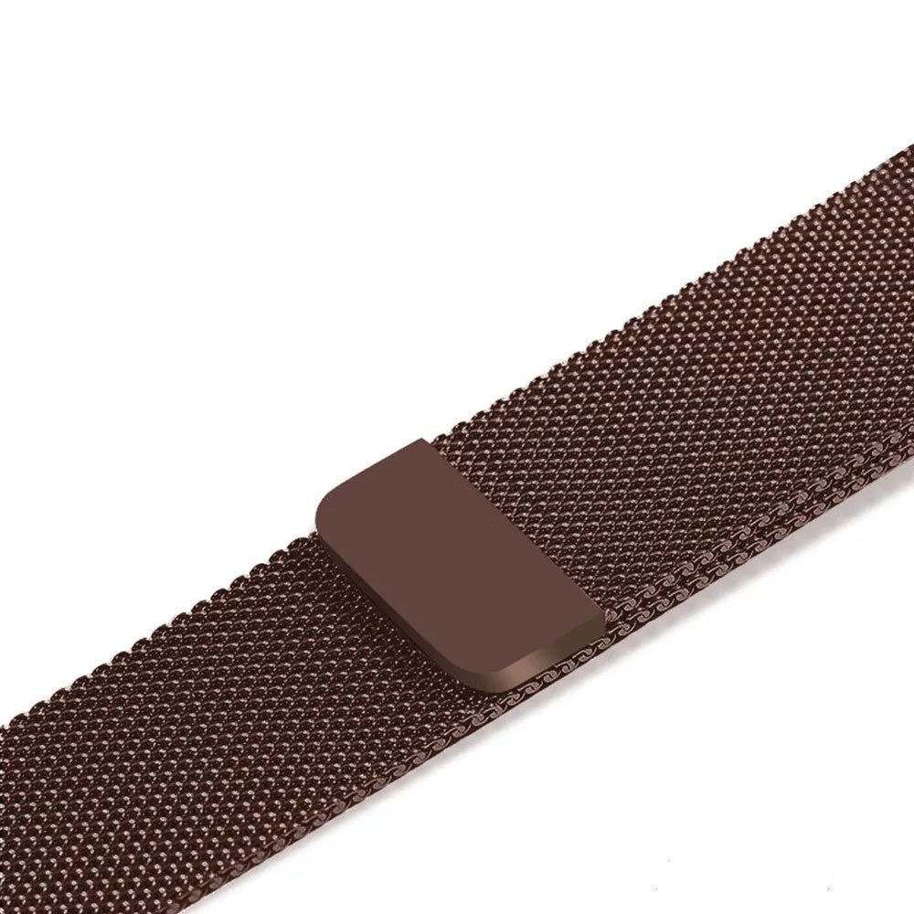 Military green NATO nylon watch strap with stainless steel buckle fitted on a silver watch case