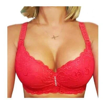 Uplifting lace bralette in various colors and sizes, featuring supportive design for natural lift and all-day comfort.