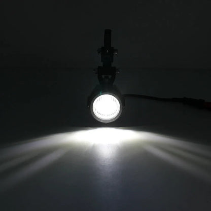 Waterfowl 5W LED motorcycle fog lamp with aluminium shell and PC lens, 24x21x10mm, 12V auxiliary anti-fog light for BMW motorcycles